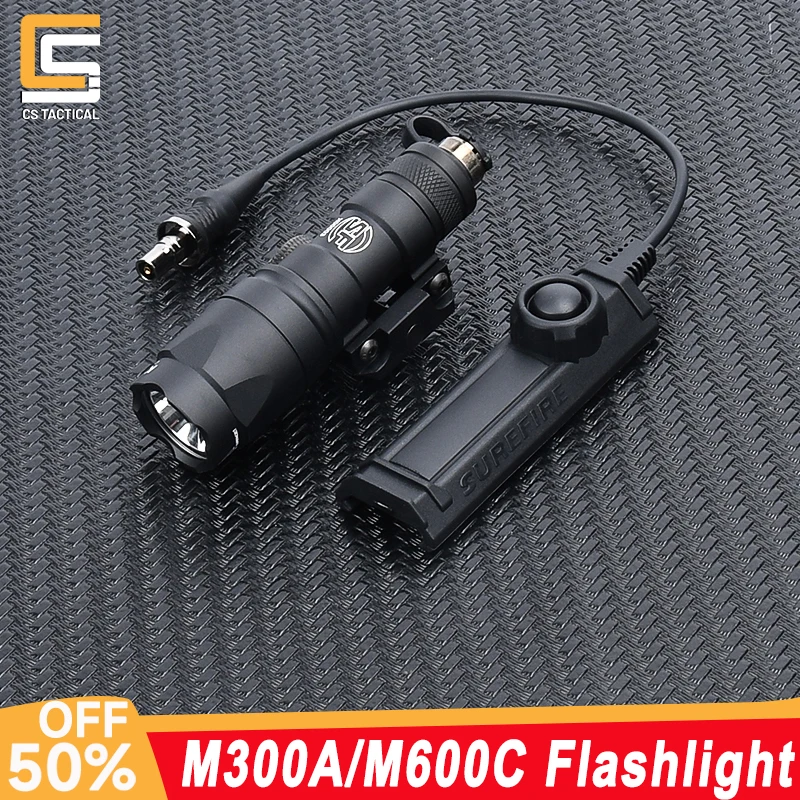 

Тактический фонарик Surefir M300, M600, M300A, M600C, лм/лм