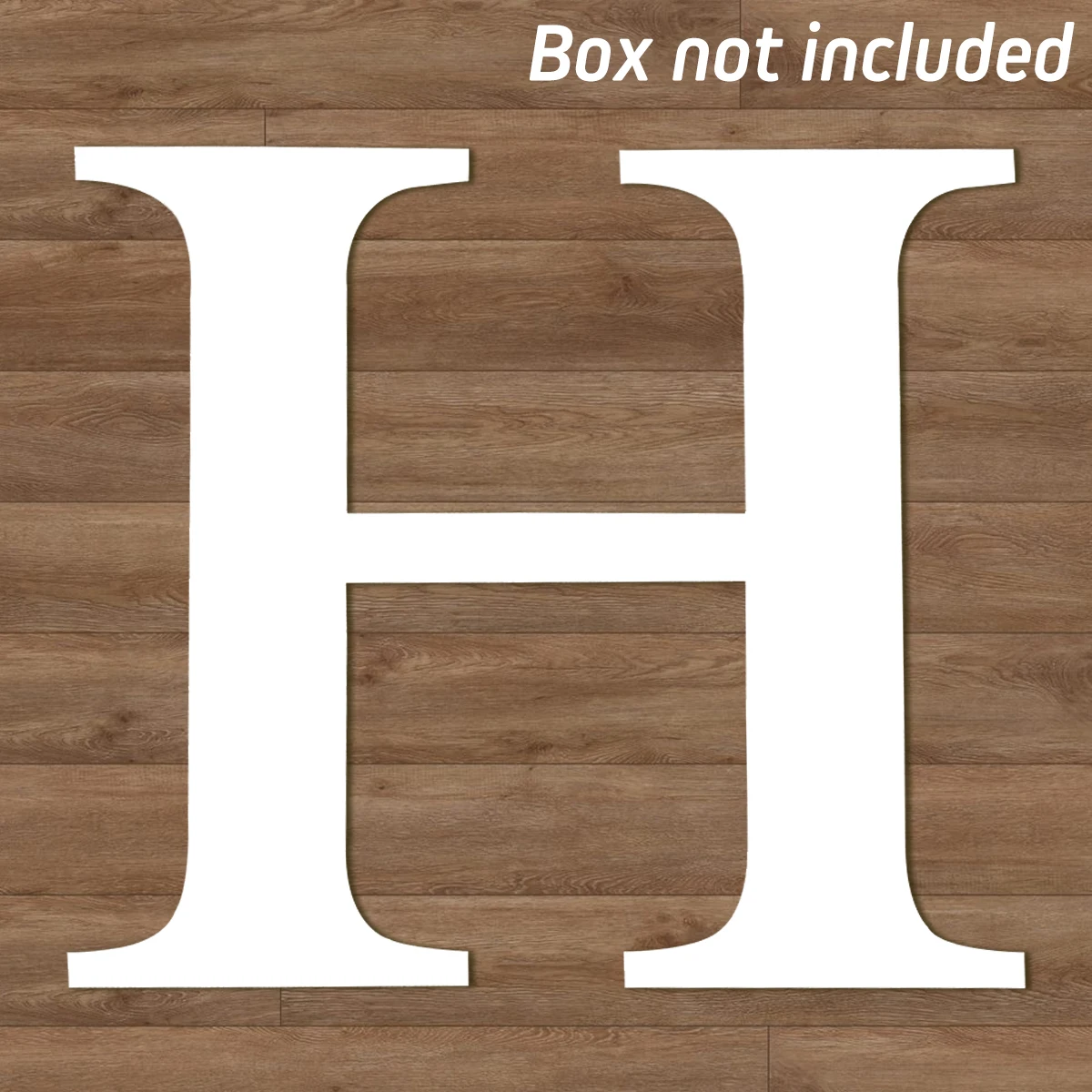 letter H no box