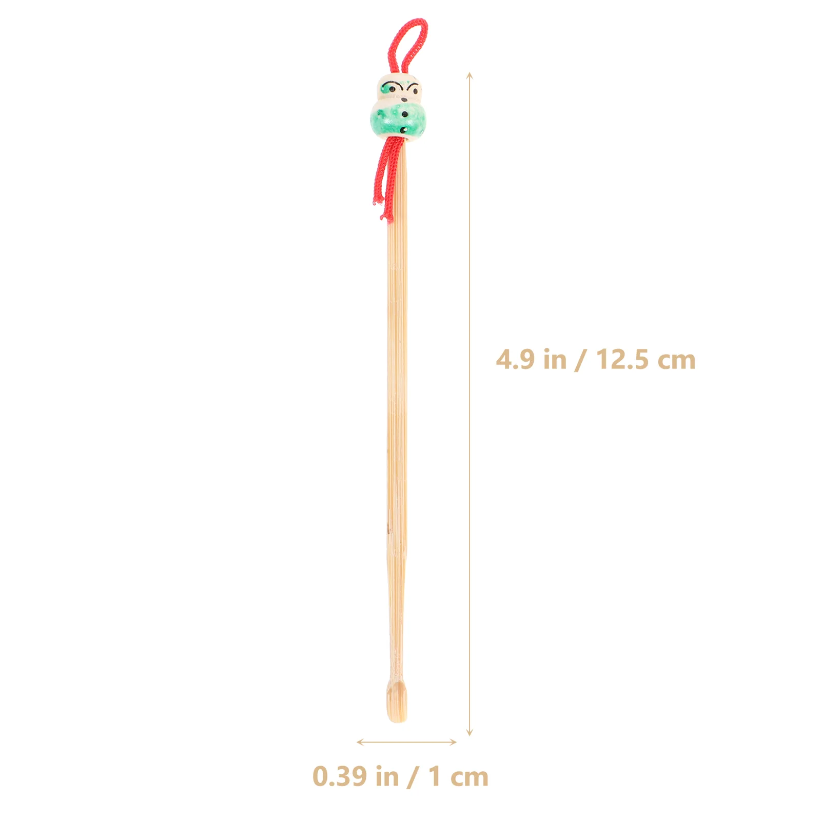 Ear Curette 5Pcs Bamboo Ear Cleaning Spoon Chinese Head Earwax Curette Remover Earpick Toiletry Ear Wax Cleaners Tool 2