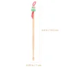 Ear Curette 5Pcs Bamboo Ear Cleaning Spoon Chinese Head Earwax Curette Remover Earpick Toiletry Ear Wax Cleaners Tool 2