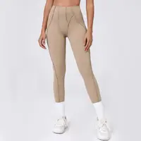 Sports Tights Push Up Gym Leggings Woman Sportswear 2025 Yoga Pants Fitness Clothing Active Wear Brown Gray Coffee Pink Red Blue