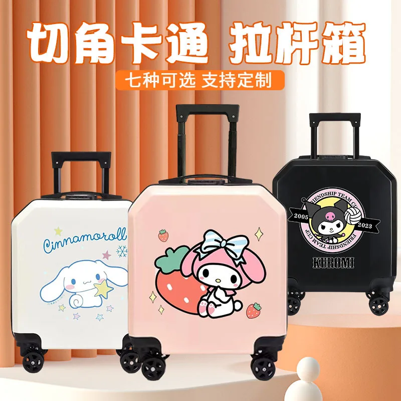 Hello Kitty 20-Inch 24 Inch Trolley Case Sanrio Suitcase Anime Kawaii  Mother Box Mute Universal Wheel with Lock Student Travel - AliExpress