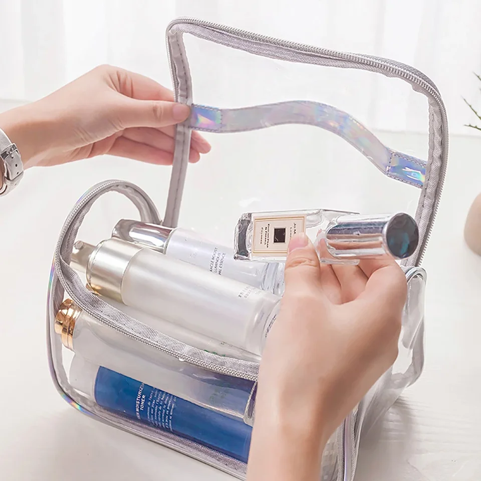 Waterproof Portable Transparent Cosmetic Travel Bag