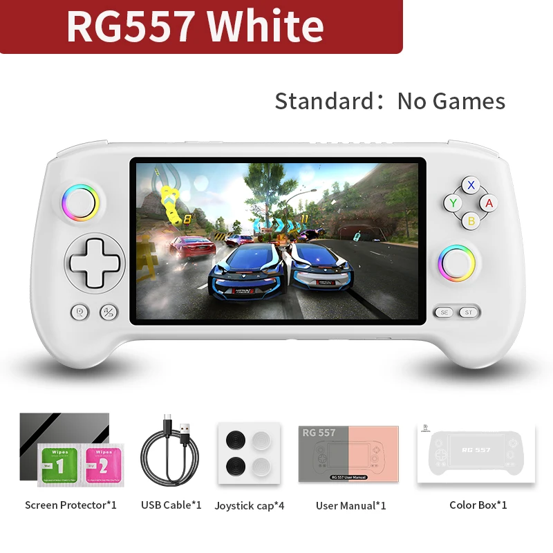 ANBERNIC RG557 携帯ゲーム機 5.48インチ AMOLEDスクリーン