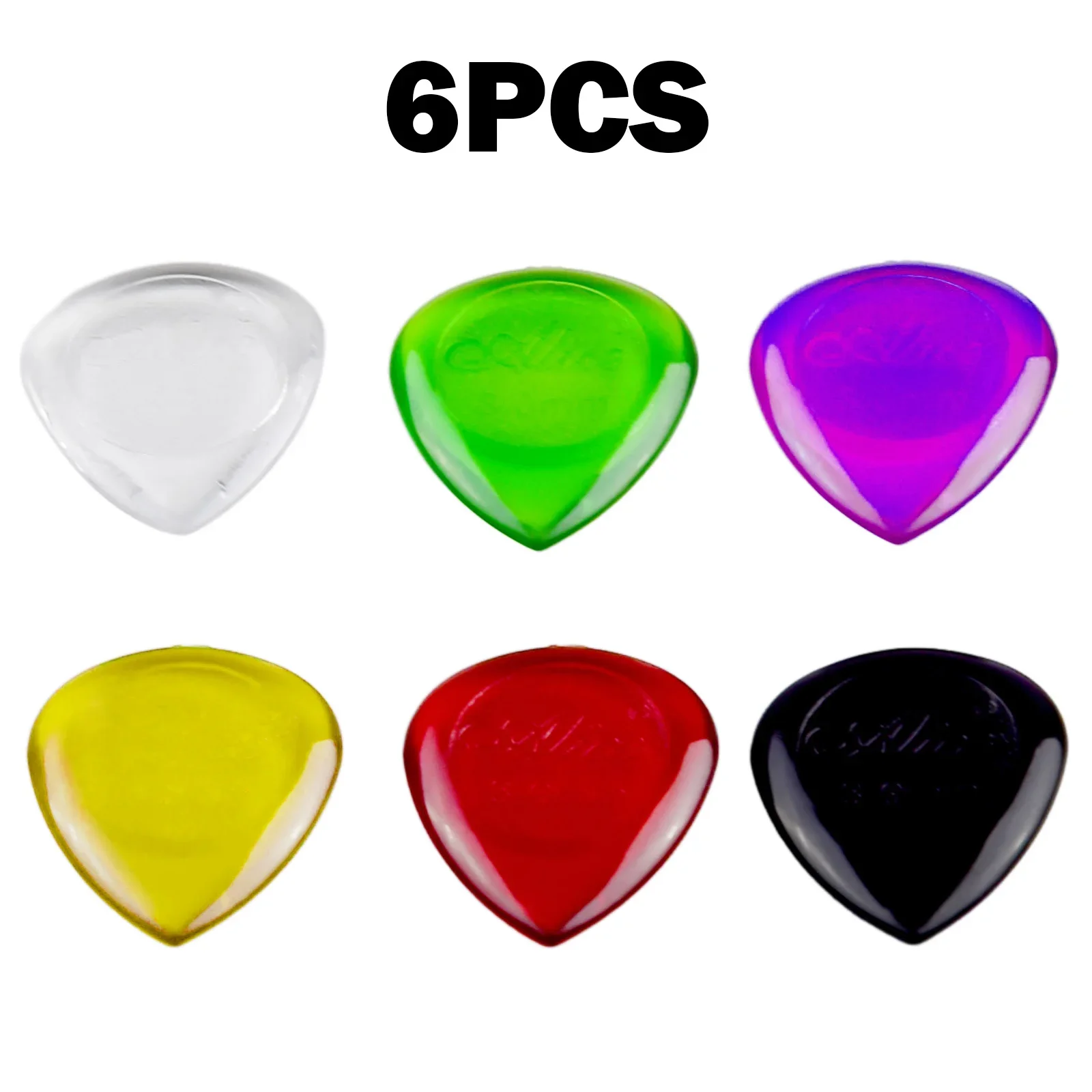 

Premium Stubby Acoustic Guitar Picks By Alice Textured Grip For Secure Handling 6-Pack Stubby Picks Quick Release Guitar Gear