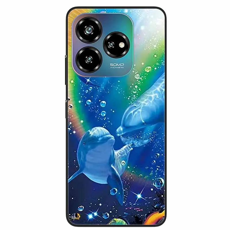 Cartoon Silicone Soft Phone Case - Protective Cover Bag in Vibrant Design