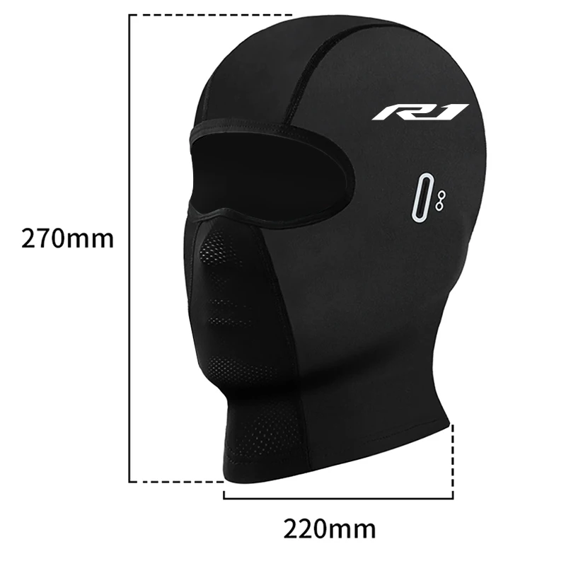 야마하 YZF R3/R25/R6/R1 2013-2019용 여름용 냉방 및 자외선 차단 발라클라바 ? 패스 마운틴 라이딩용 오토바이 모자