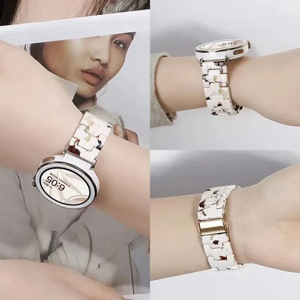 Premium Resin Watch Strap | Stylish Replacement Bracelet for Smartwatches (20mm/22mm)