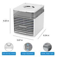 Climatiseur portable avec lampe germicide ultraviolette, refroidisseur d'air USB, mini ventilateur de refroidissement de bureau, nouveauté 2025 6