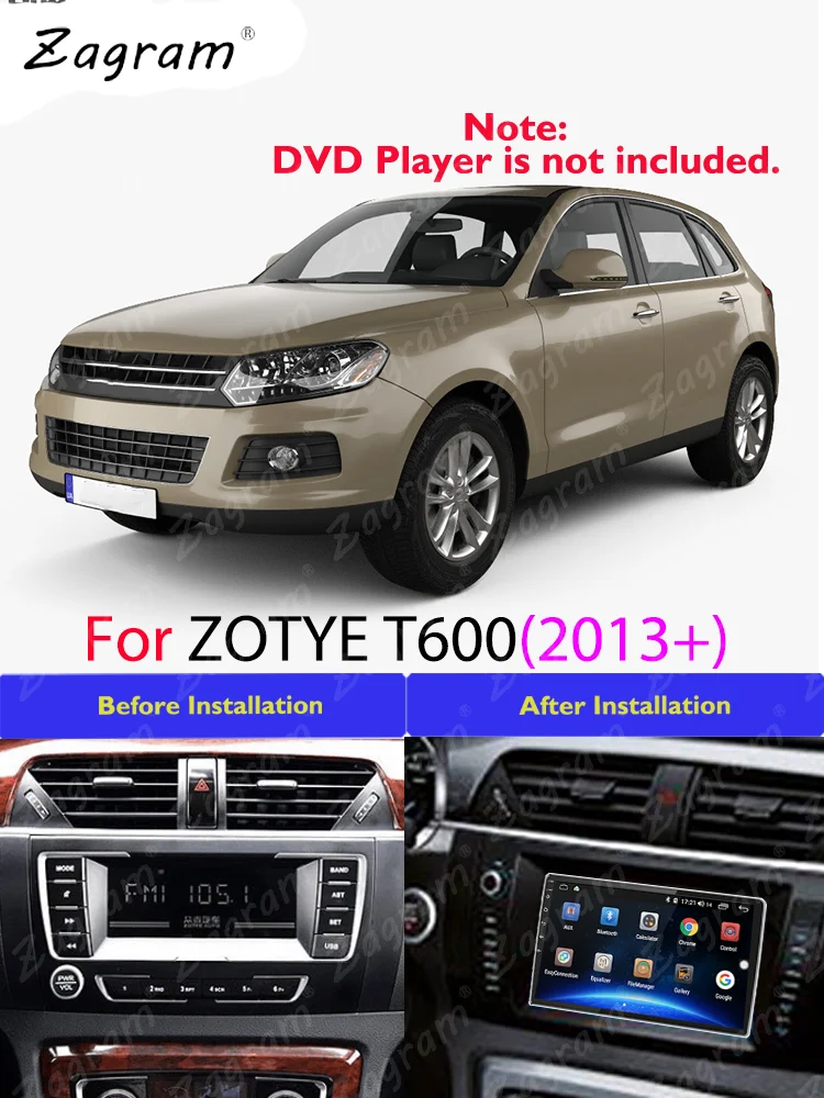 ZOTYE T600 2013 + ŰƮ г  , ȵ̵ 9 ġ ڵ þ