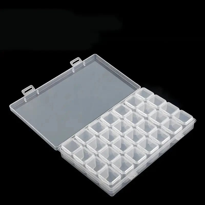 5D DIY Diamond Painting Tools Accessories Storage Box Container Diamond Embroidery Accessories Drill Box Mosaic Container Case