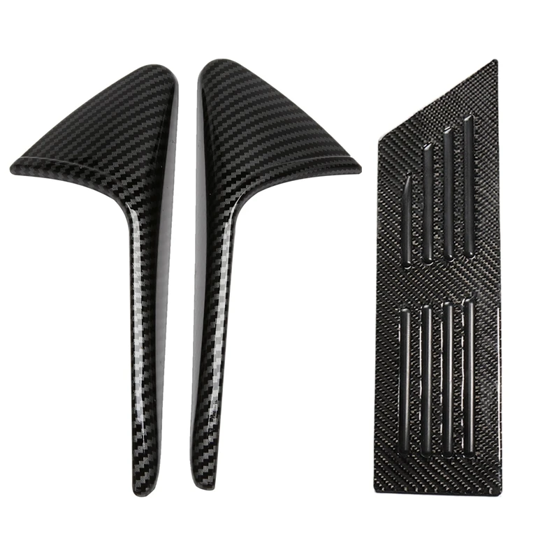 

Car Camera Decorative Stickers ABS Material Camera Cover Trim With Car Foot Rest Pedal Pad