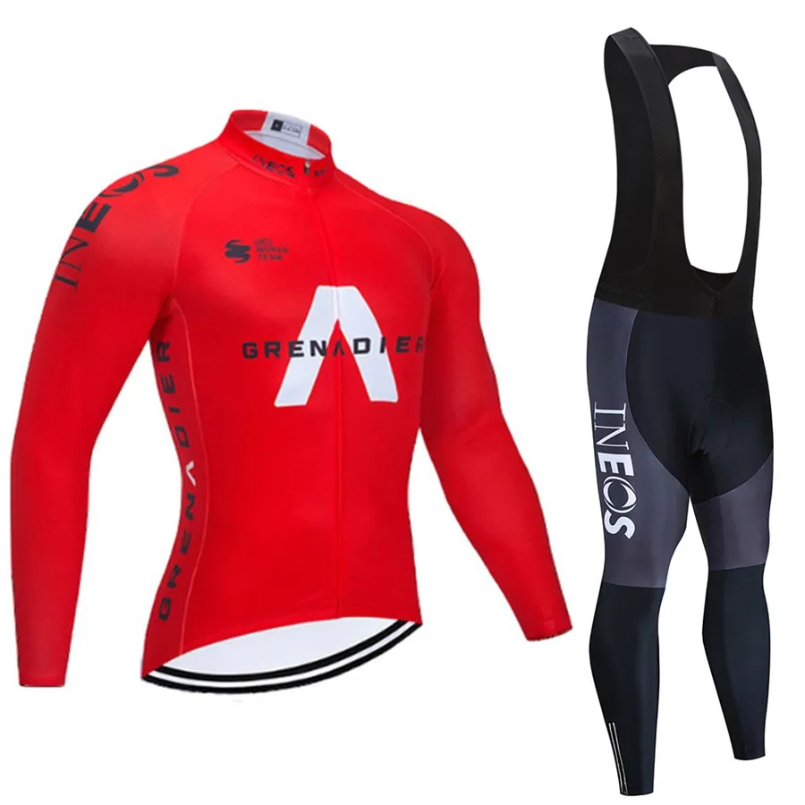 2022 Ineos granadiers Team abbigliamento da Ciclismo invernale abbigliamento  manica lunga maglia da equitazione Set pile termico Maillot Ropa Ciclismo|  | - AliExpress