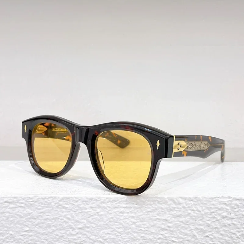 High Quality JMM UMIT BENAN Sunglasses Men's  Fashion Handmade Vintage Acetate UV400 Glasses Fashion Women's Fashion Sunglasses