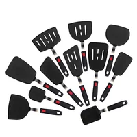 Spatule en Silicone pour Pots antiadhésifs, résistante aux hautes températures, haute qualité, outils de spatule à frire en acier à ressort, ustensiles de cuisine 1