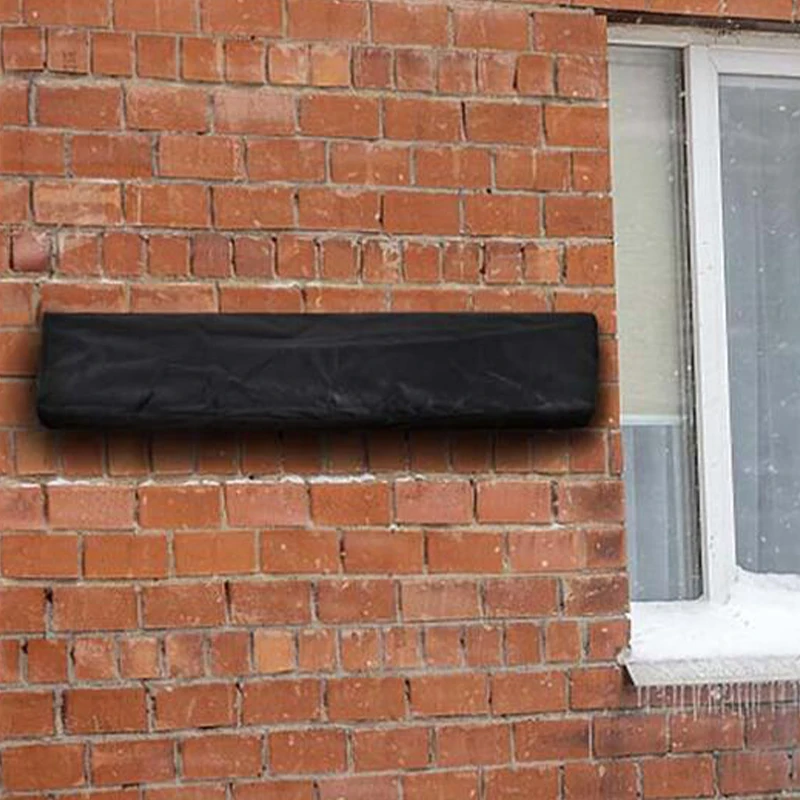 New 420D Oxford Black Wall Mounted Patio Heater Cover Waterproof Infrared Heater Protector Patio Heater Cover With Drawstring 6