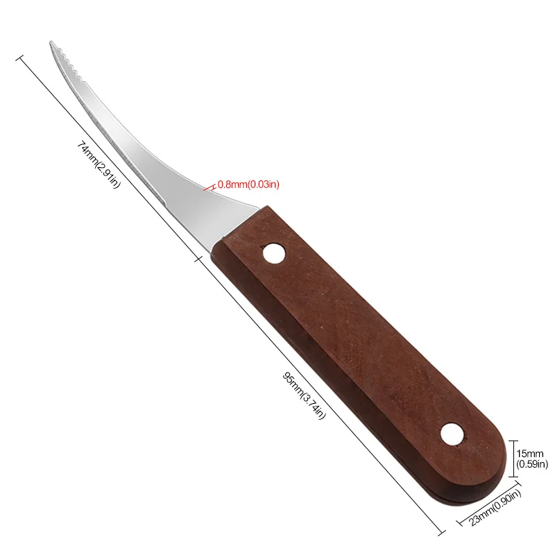 1PC Stainless Steel Shrimp Wire Knife Kitchen Tool Seafood Tools Portable Shrimp Line Cleaner