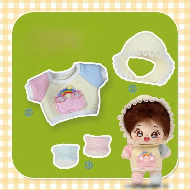 20cm cotton doll clothing set, 20cm non attribute normal body doll clothing 2