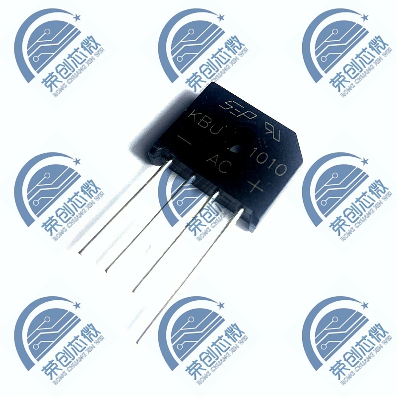 10 pcs/lot KBU1010 10A 1000V SIP4 In Stock