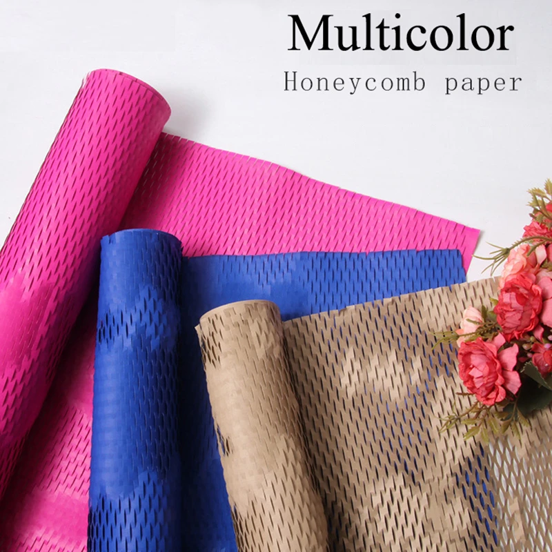 50cmx9m Multicolor Paper Luxury Flower Wrapping Paper Gift