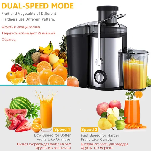 1.5L 전기 오렌지 과즙 800W 과일 야채 블렌더 레몬 압착기 다기능 과즙 기계 주방 가전 110/220V 2