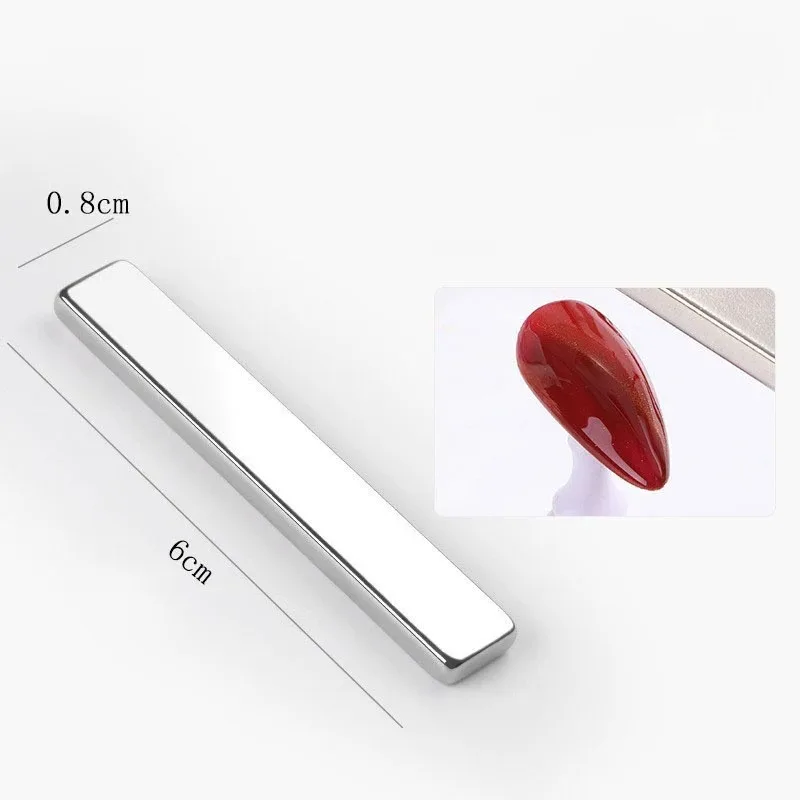 네일 아트 마그네틱 펜, 3D 고양이 눈 페인팅, 네일 아트 디자인, 듀얼 엔드 자석 지팡이 젤 광택제 매직, 매니큐어 DIY 및 살롱 도구