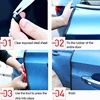 SEAMETAL Universal Car Door Edge Anti Scratch Protector 10M Sealing Strip Guard Trim Auto Door Protector Car-styling Accessories 5