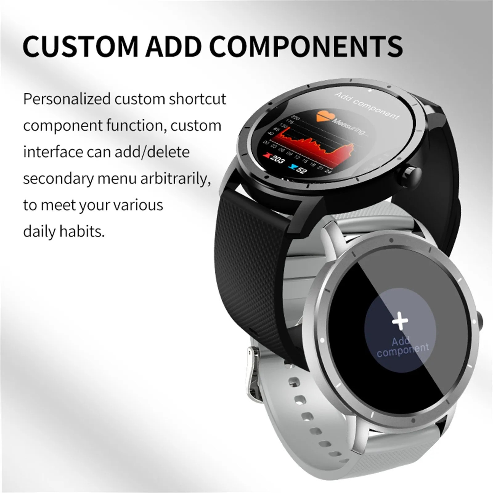 First Verse HW21 Smart Watch Men Women IP67 Waterproof Sleep