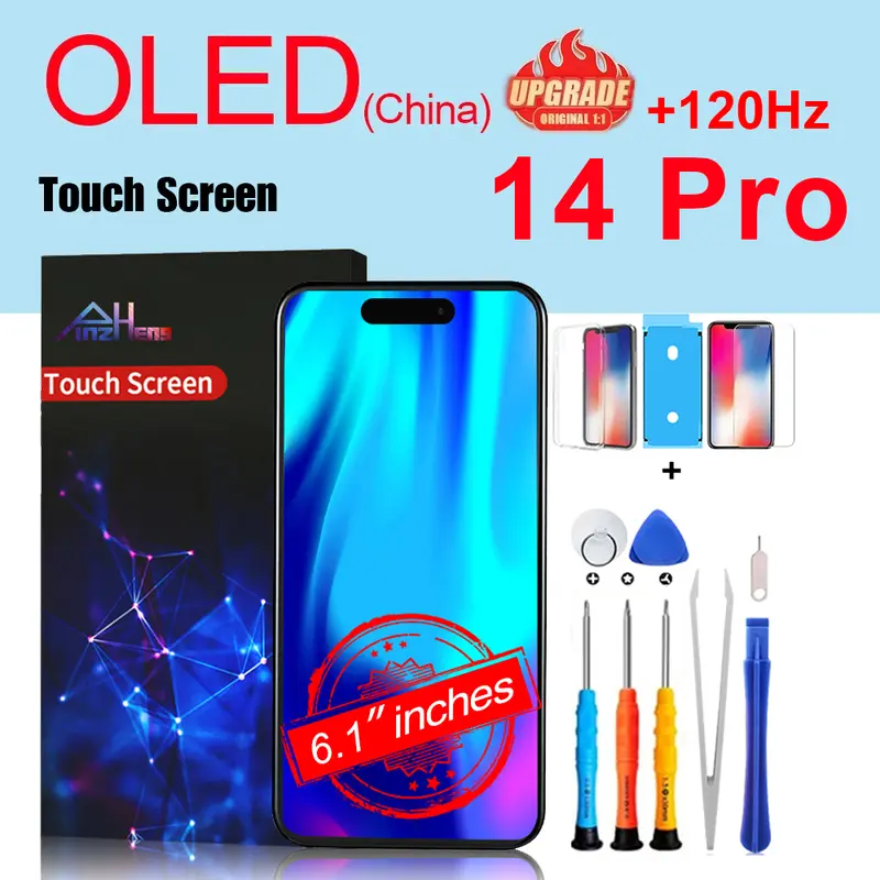 PINZHENG High Quality Screen INCELL LCD OLED For iPhone 14 Pro 15 Plus 13 Pro Max Displays For iPhone Replacement With Tools - Image 20