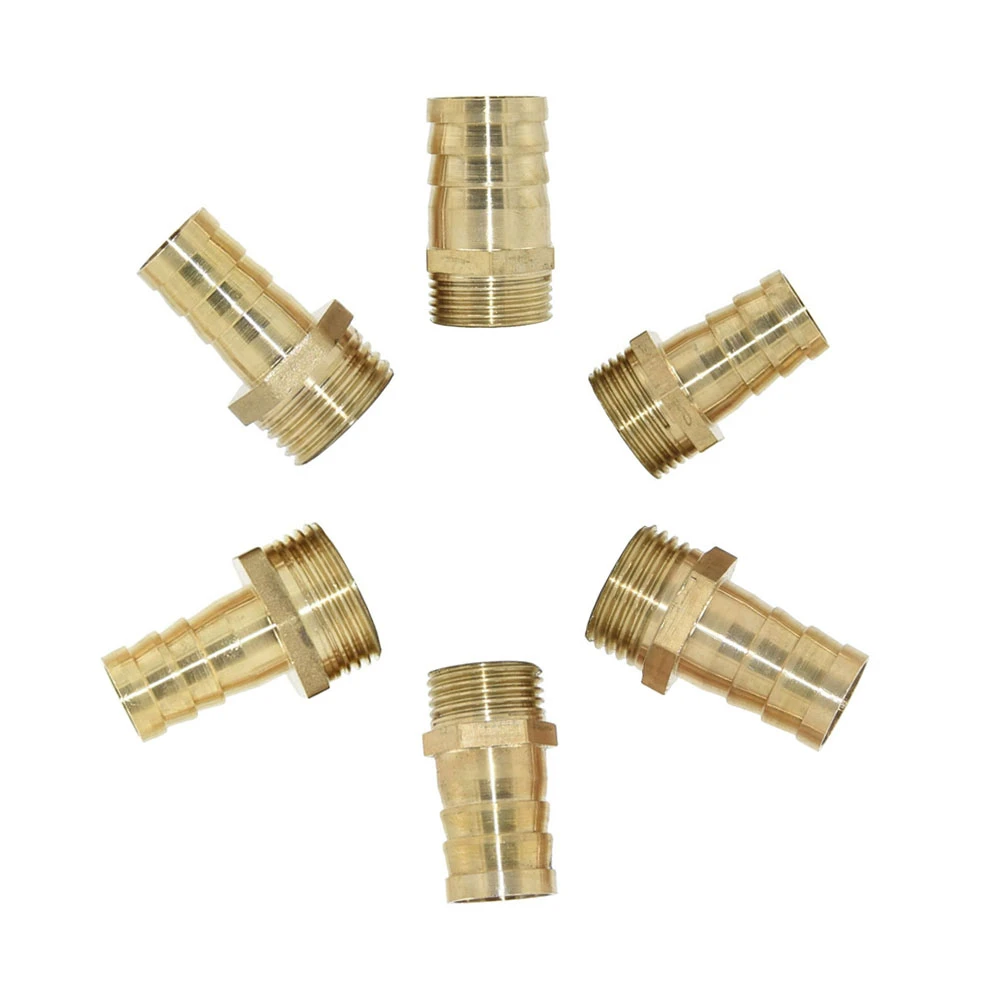 Brass 1 2 3 4 Male Thread To 14 16 19 25mm Hose Connector Copper Barb brass-1-2-3-4-male-thread-to-14-16-19-25mm-hose-connector-copper-barb