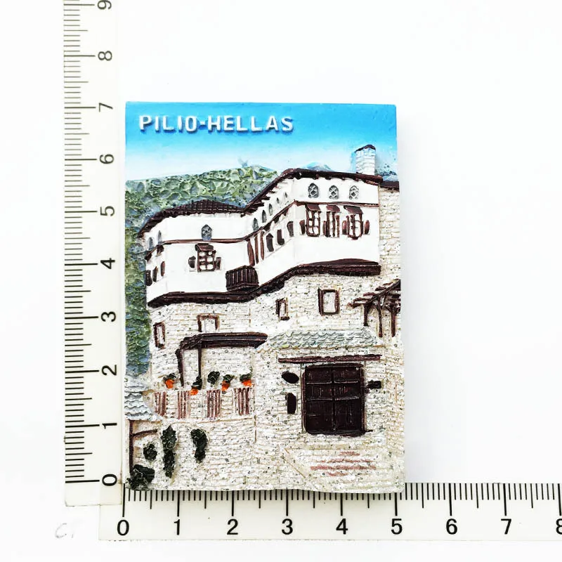 Greek Culture Travel Souvenirs: Decorative Fridge Magnets for Home and Photo Wall Art