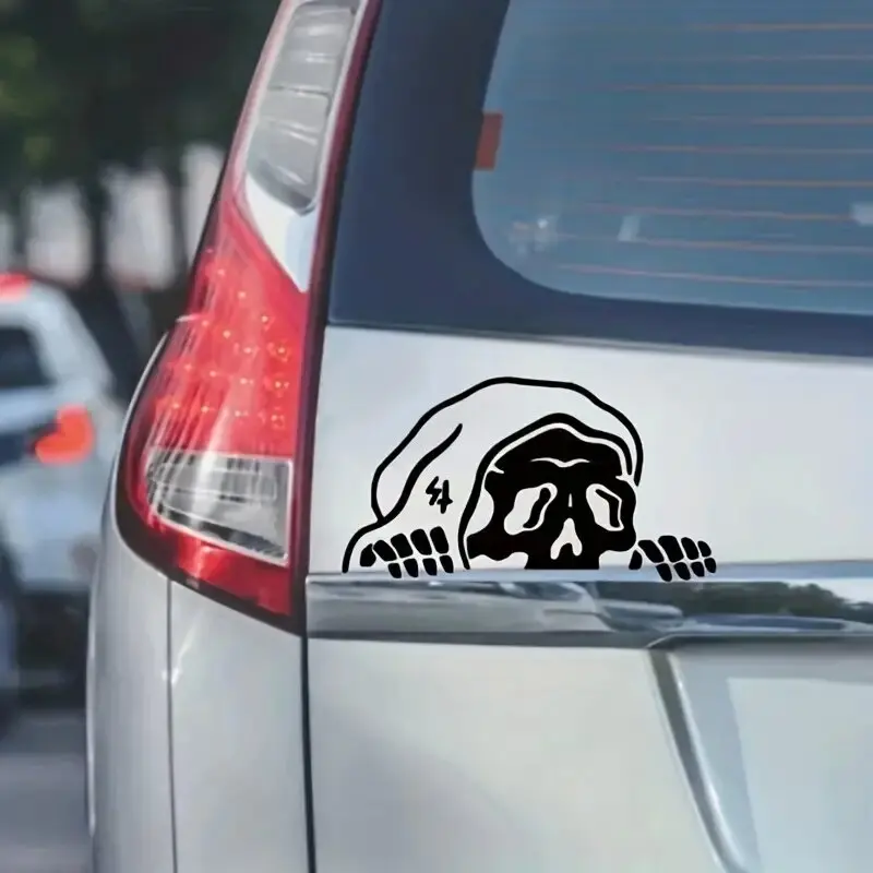 Vibrant Cartoon Skull Stickers – Funny & Cute Decals