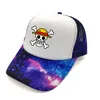 Monkey D Luffy Trucker Cap Men Anime One Piece Straw Hat Baseball Cap Cool Summer Unisex Mesh Net Caps 1