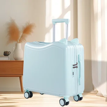 Una valigia per bambini può essere utilizzata come valigia portatile da ragazza per cavalcare un trolley combinato da 18 pollici