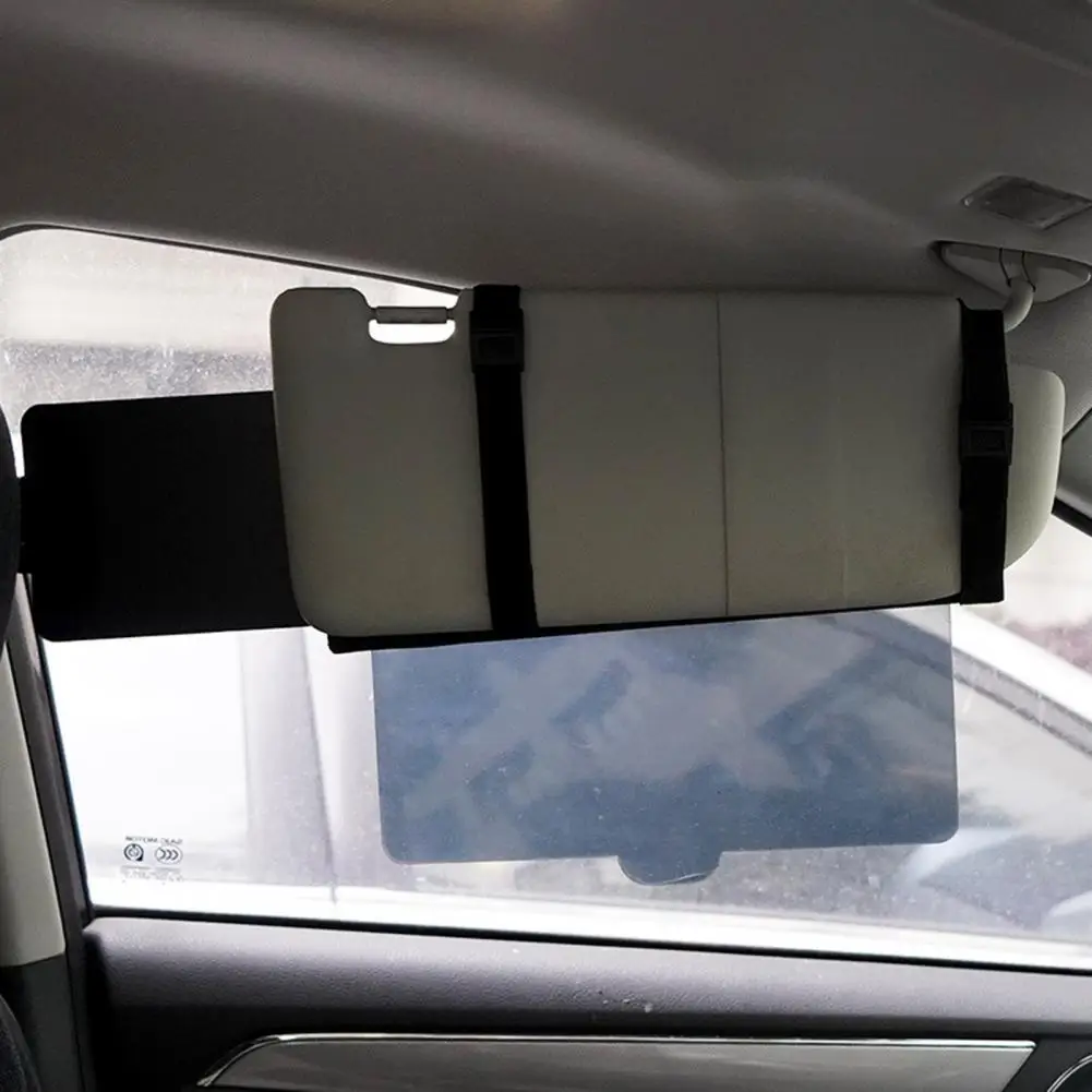 

Polarizing Film Sun Visor Polarized Car Visor Extender Upgraded Anti-glare Windshield Sun Cover with Adjustable Side Protection