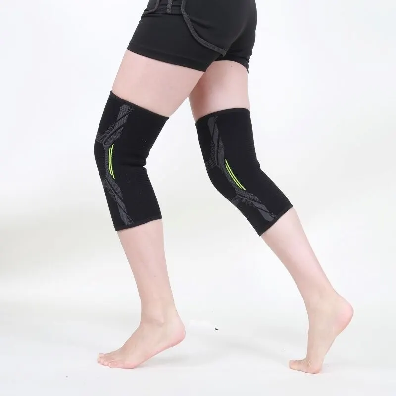 Sports Knee Pads Knitted Nylon Running Basketball Jump Rope for Men and Women