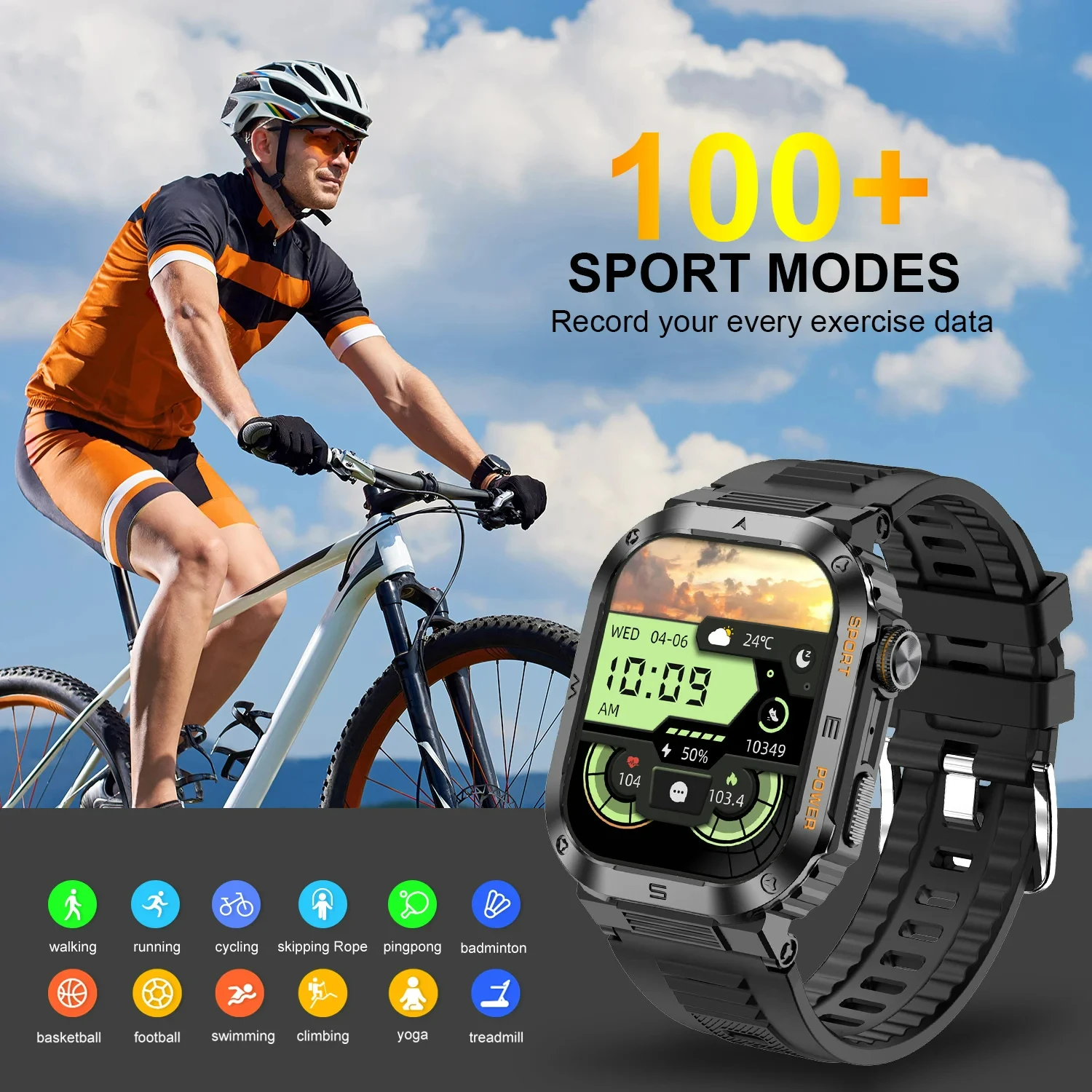 2025 �߰��� ���� ����Ʈ �ð� ���� ��Ʈ�Ͻ� �ð� IP68 ��� HD ��ũ�� AI ���� �������� ��ȭ Smartwatch For �ȵ���̵� IOS