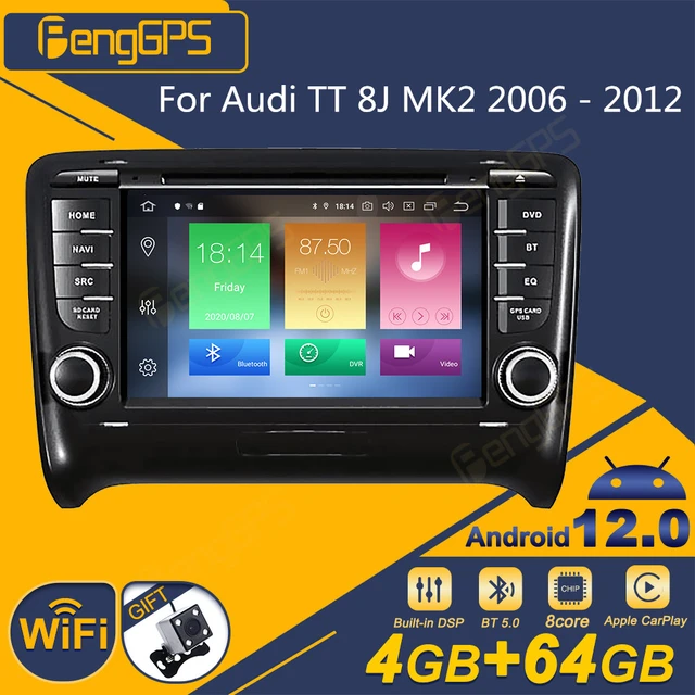 2Din Android 12 8+128G Car Radio Stereo For Audi TT MK2 8J 2006-2012 Audio  4G Lte DSP RDS Carplay Autoradio Multimedia Player - AliExpress