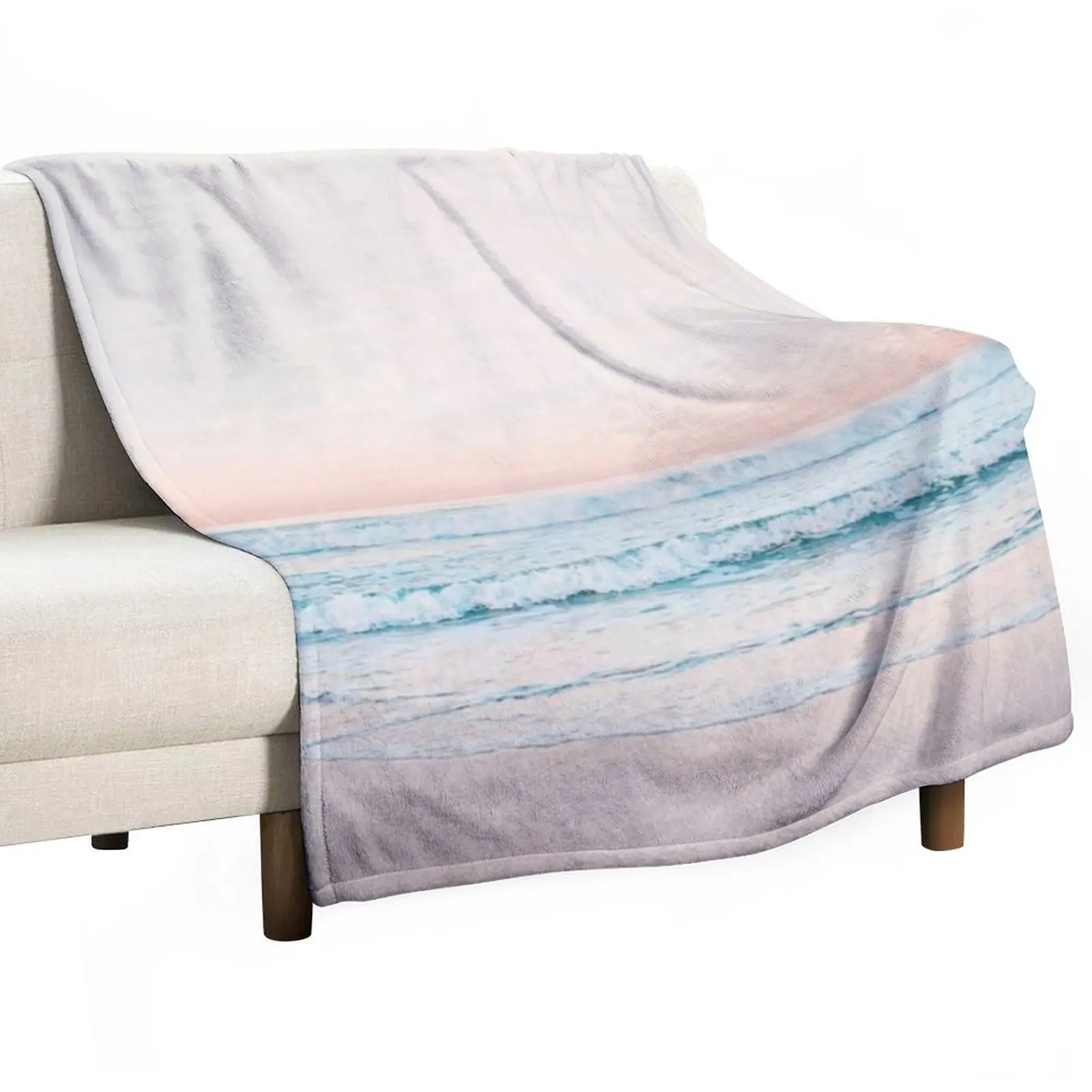 

Minimalist Ocean Print Throw Blanket Furry Blanket Soft Bed Blankets Softest Blanket Bed Fashionable Blanket