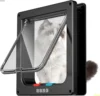 Large Cat Door Interior Door Pet Door for Cat Exterior Door 4 Modes Locking Suitable for Window and Wall,Strong Durable