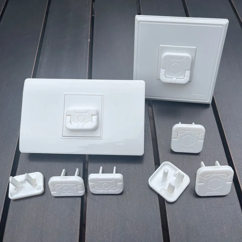 10Pcs American Standard Baby Care Electrical Safety Socket Protection Cover Guard Children Anti Electric Shock Rotate Protectors socket covers