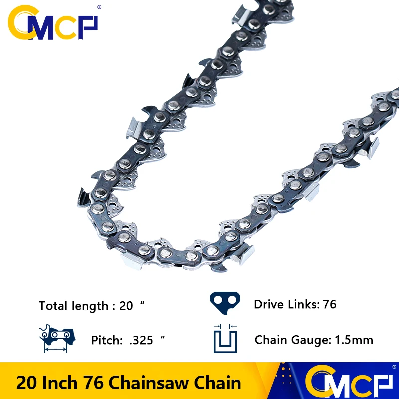 Cmcp Chainsaw Chain Blade 325''lp 20 Inch 76 Drive Links Electric