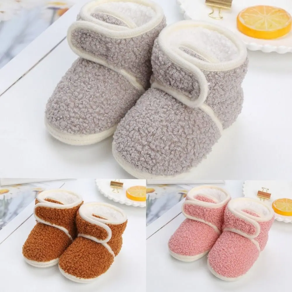 New Winter Warm Newborn Shoes Soft Slipper Infant Girls Boys Toddler Crib Boots Comfortable Anti-Slip Socks Girls Boys