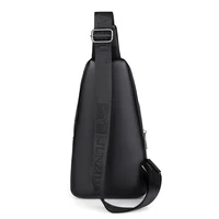 Kagaroo marque de luxe poitrine Pack hommes sac à bandoulière en cuir poitrine sac voyage sac à bandoulière noir marron messager sac à bandoulière mâle 4