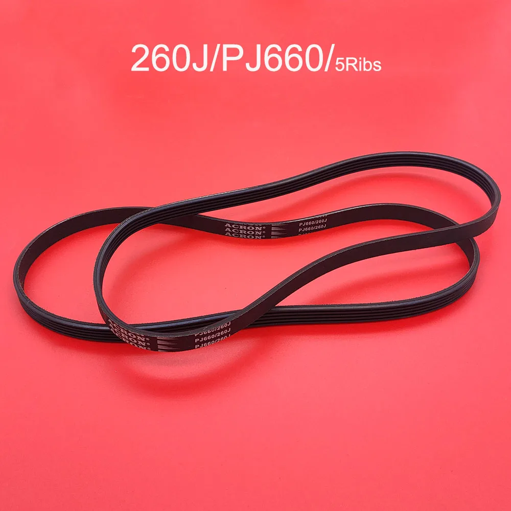 1PCSACRONVBeltTreadmillbeltdrivebelt260JPJ6605RibsRubber