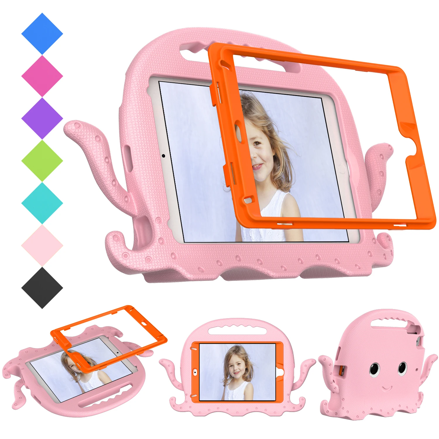 Octopuses EVA Kids Shockproof Tablet Cover