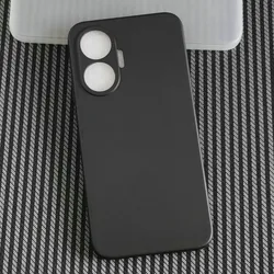 Matte Frosted Soft Silicone Phone Case - 2 Pack for Redmi Turbo 4 Pro (2 Black Frosted)