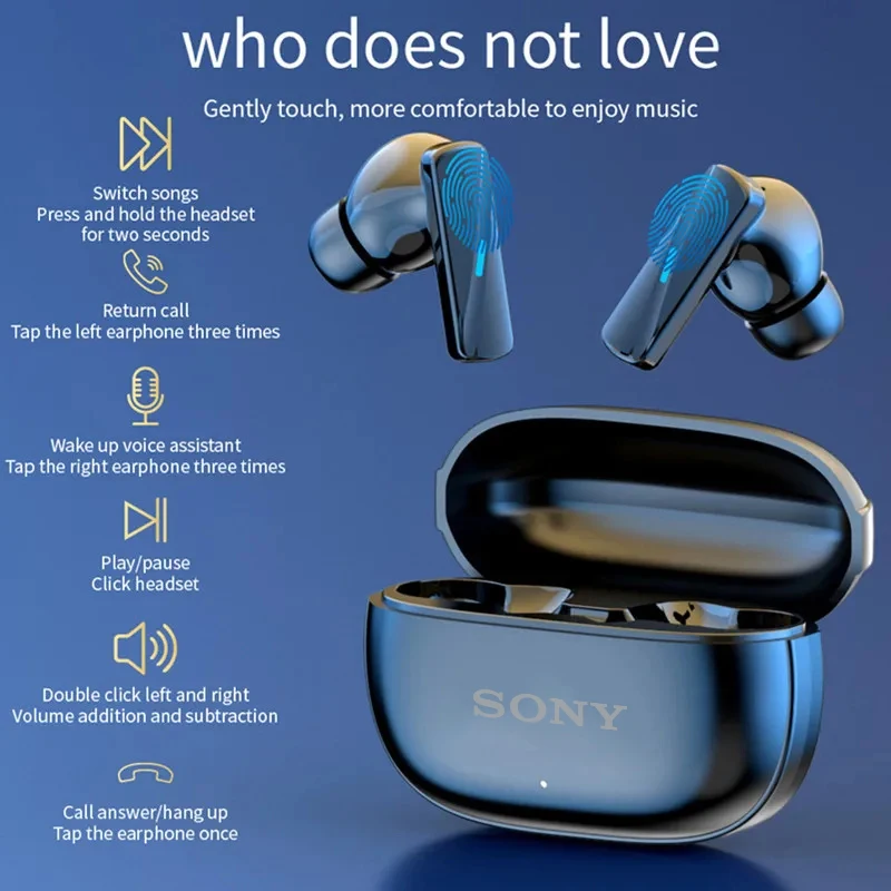 Original Sony Mate 50 Bluetooth Earphones Ear Earbuds Wireless Headphone Stereo Noise With Mic Sports Hifi Headsets Touch Contr - Imagen 6