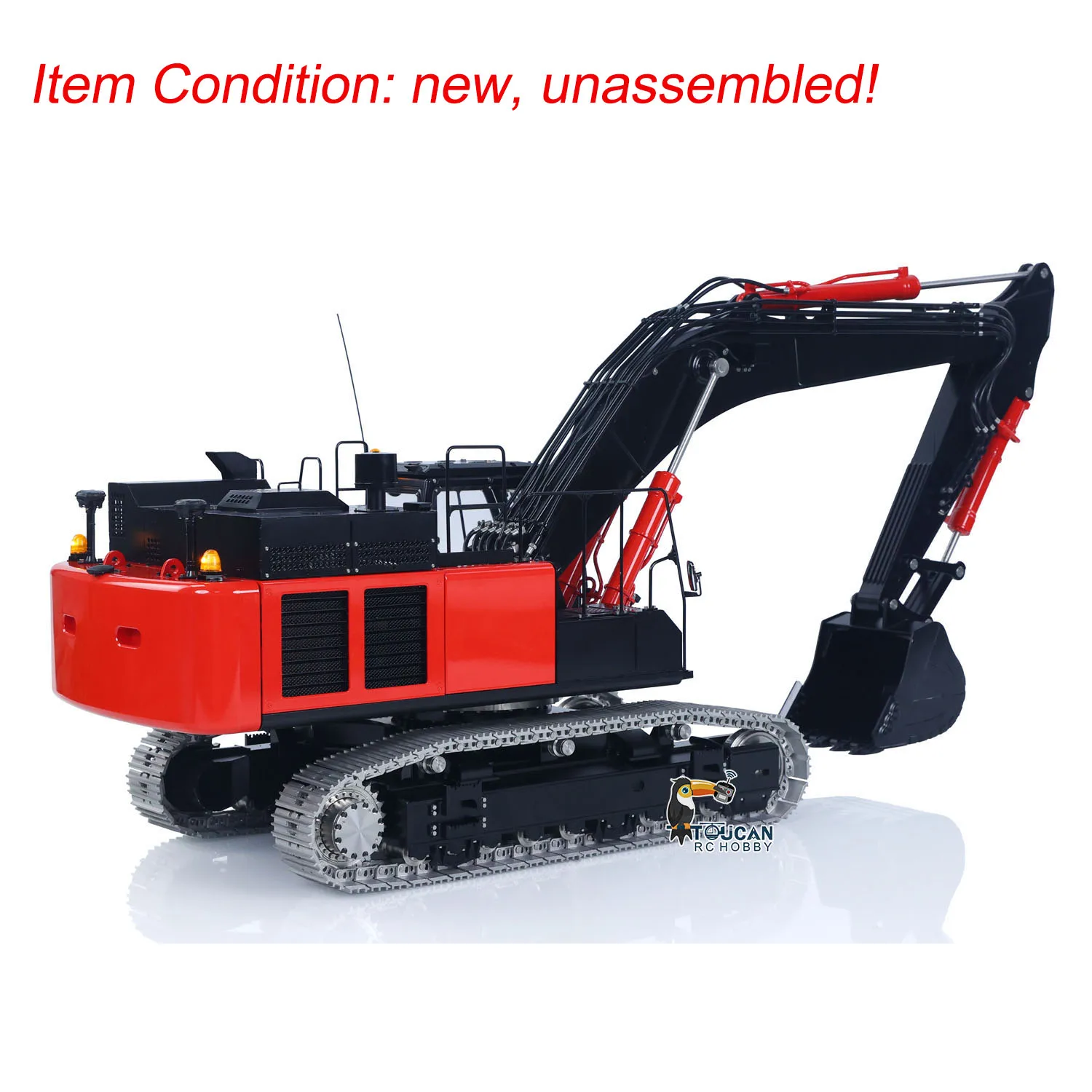 LESU ZX490 Aoue 1/14 KIT RC Hydraulic Excavator CNC Metal Remote