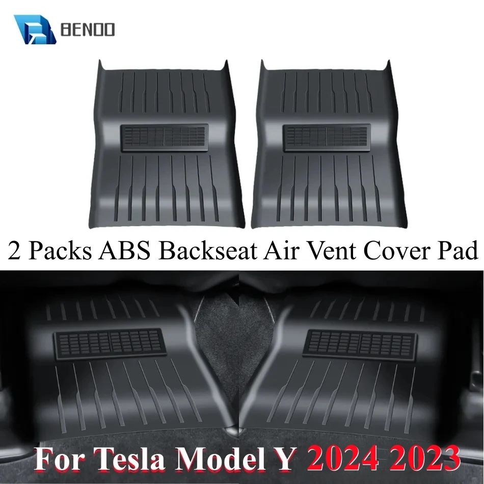 Pour Tesla Modèle Y 2023-2020 ABS Backseat Air Vent Entièrement